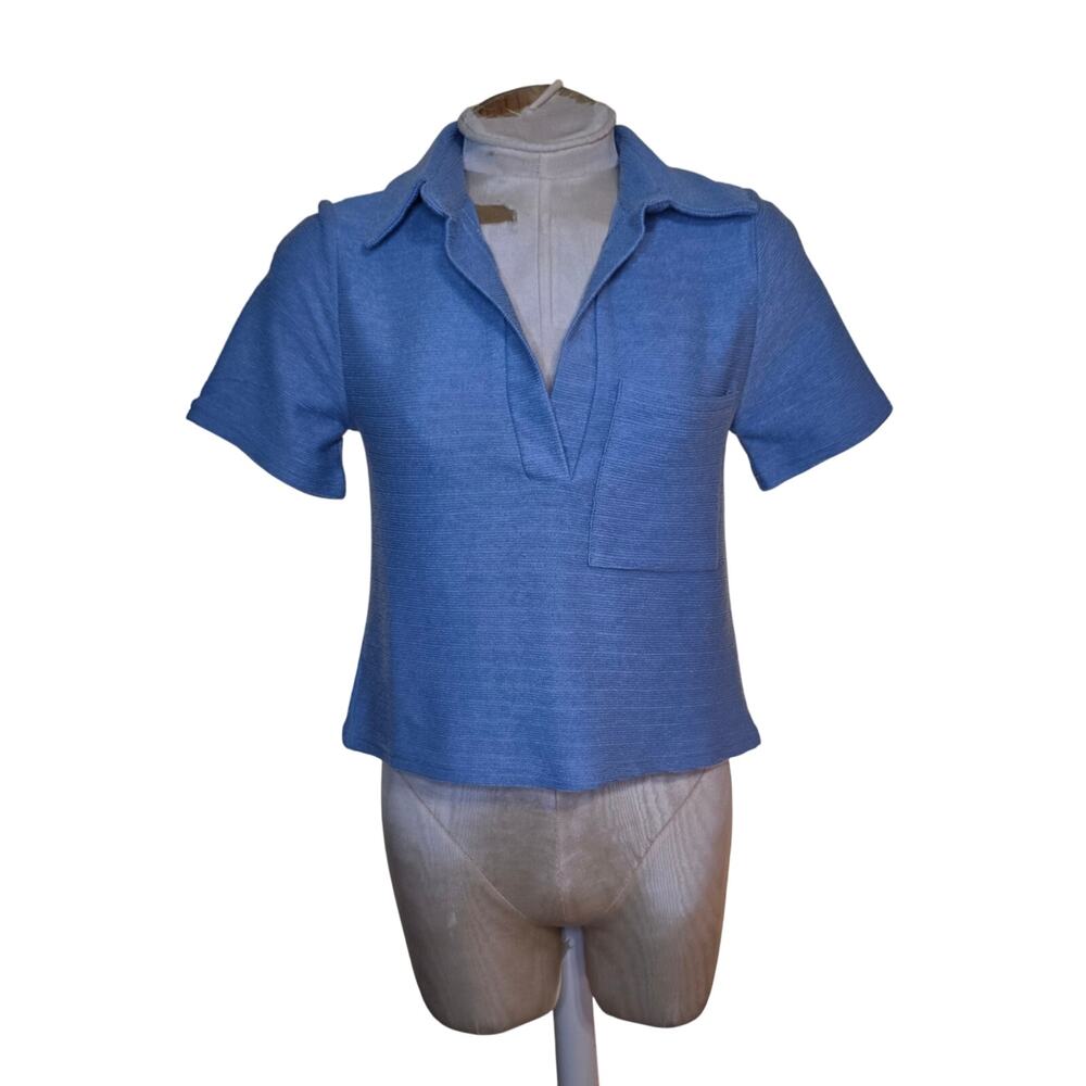 All In Love Womens‎ Top Size S NWT Blue